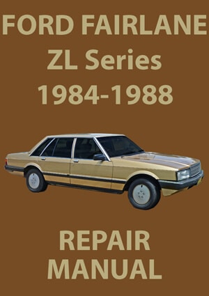 Ford Fairlane ZL Service Manual
